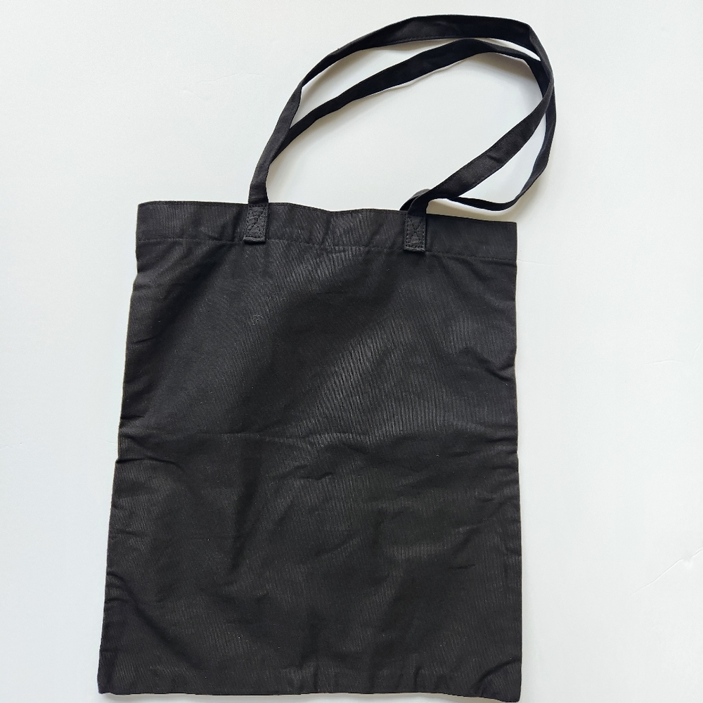 Gentle Fawn Black White Tote Bag Drinks And Dreams Graphic Book Bag Academia - Picture 3 of 7
